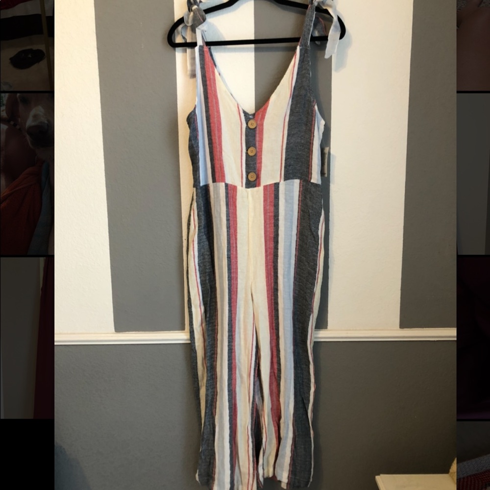 Flowy Striped Romper